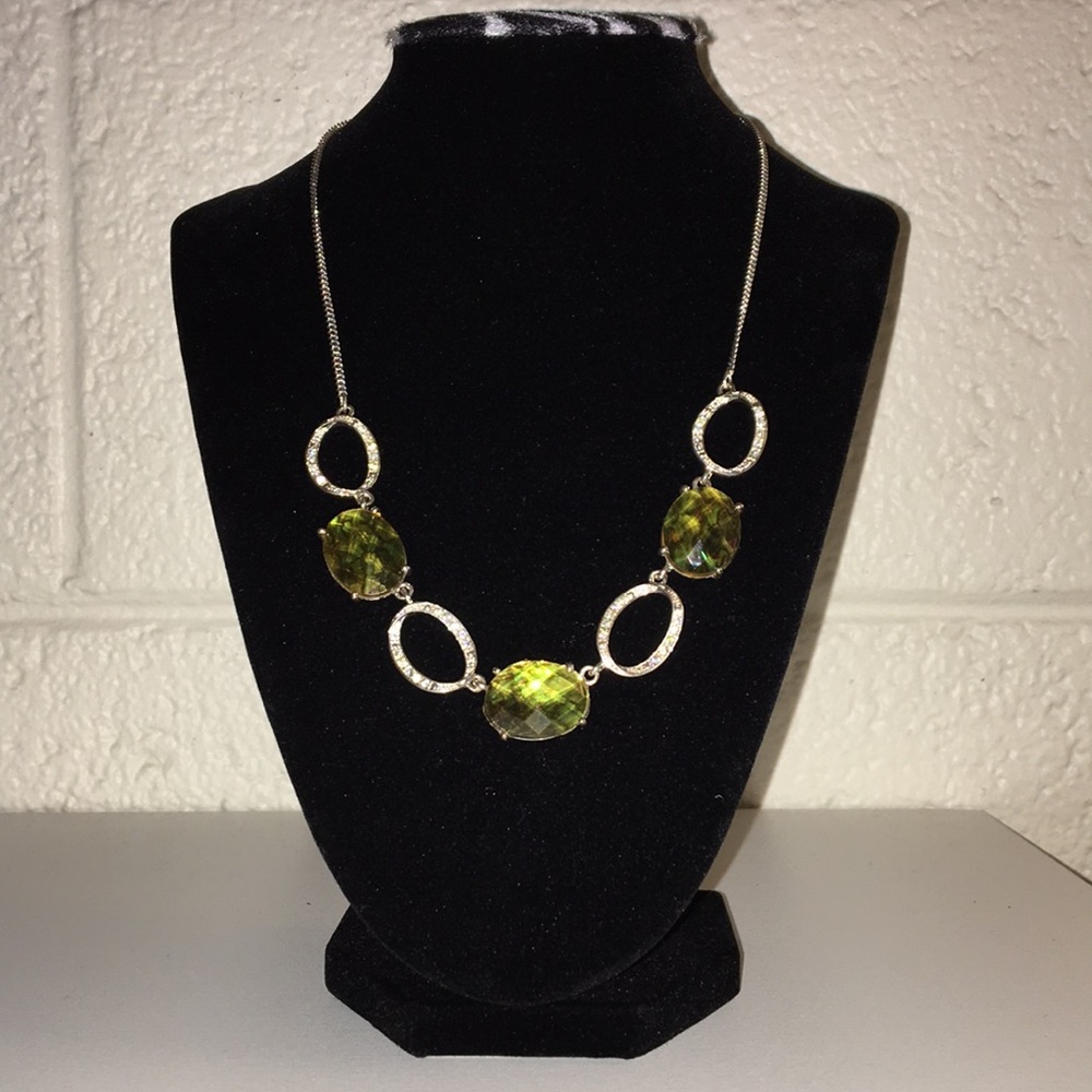 Green Diamond Necklace